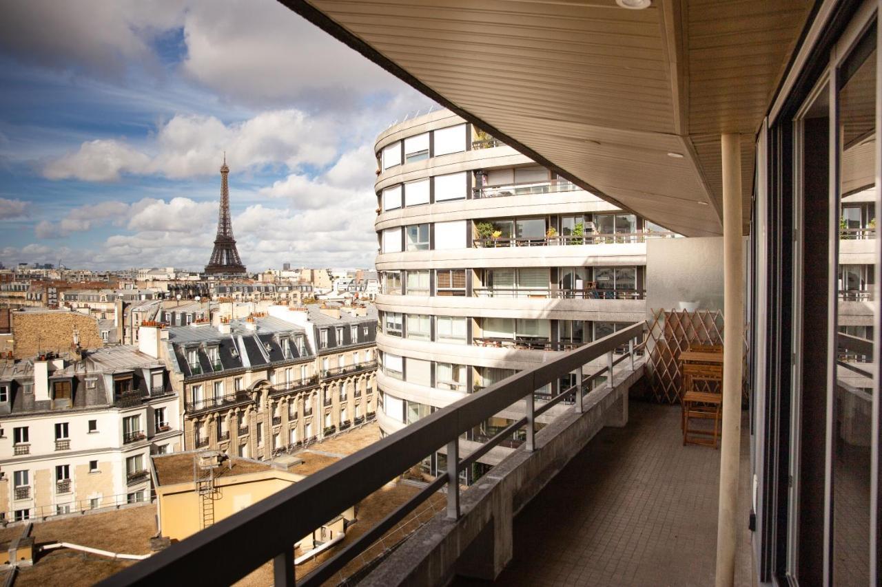 Appartement Vue Tour Eiffel Paříž Exteriér fotografie